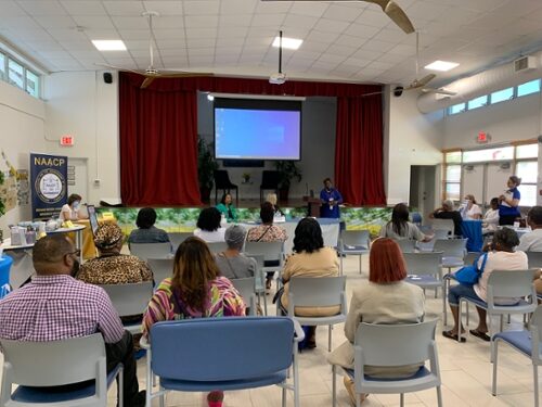 Presentation at county doh office