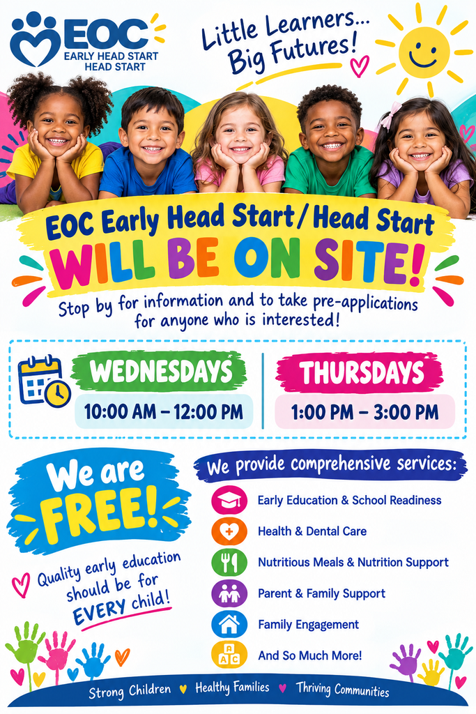 Flyer for EOC Early Head Start/Head Start event